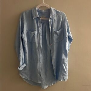 Thread & Supply Soft Blue Top